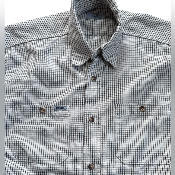 Tyndale FR long sleeve button down Men's L Checkered Button-Down Shirt - FRMC - Picture 2 of 9